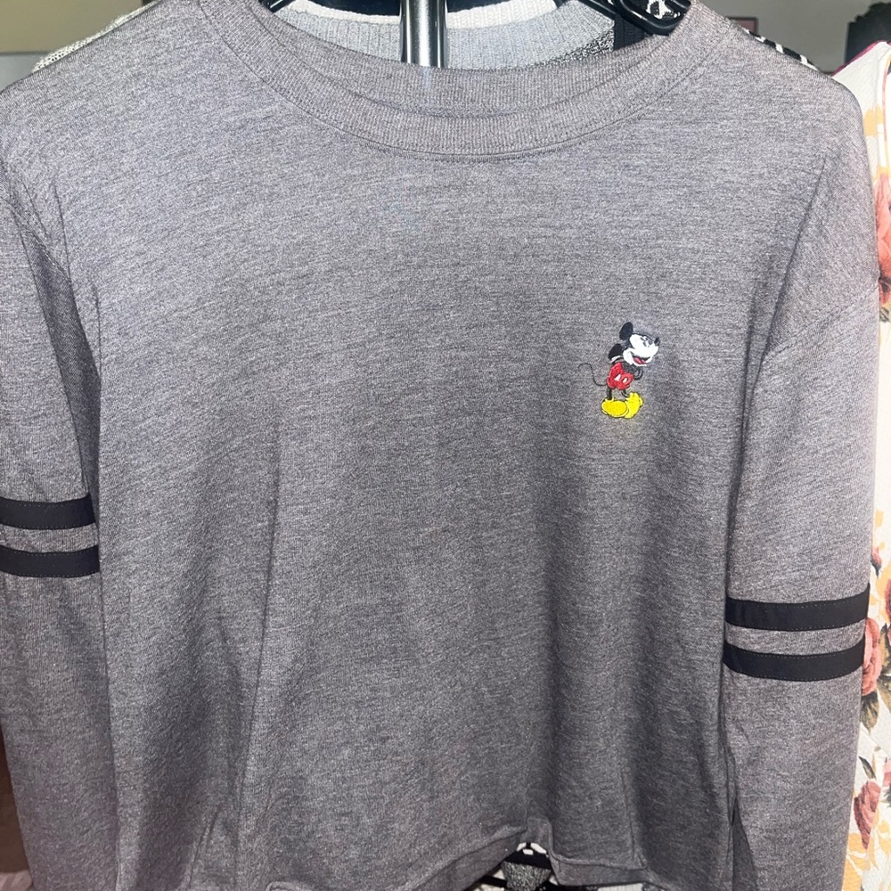 Gray Mickey Mouse Sweatshirt
